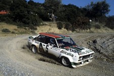 FIAT 131 ABARTH RALLY poster