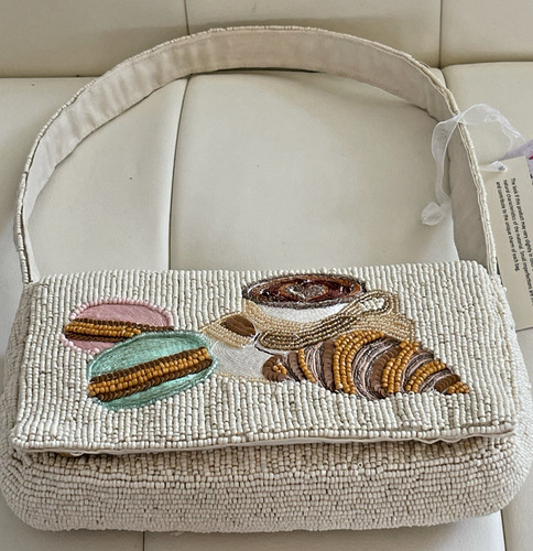 Borsa mano con - mano, perline