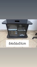 tavolino porta tv con ante in vetro 