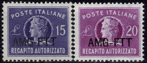 Trieste amg ftt 1949 - trieste, amg-ftt