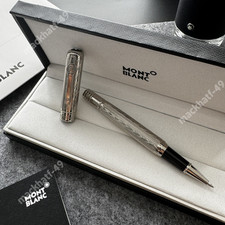 Montblanc penna roller argento