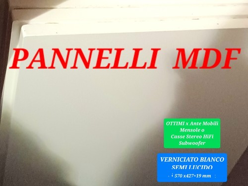 Pannello mdf 19mm verniciato - pannello,