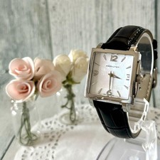 Hamilton Shell Silver Square