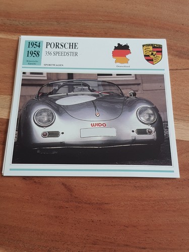 Porsche 356 speedster storia - 356,