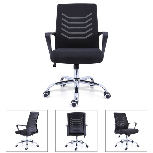 Sedia ufficio girevole nera - da,