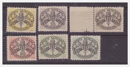 Vaticano 1946 segnatasse - vaticano,