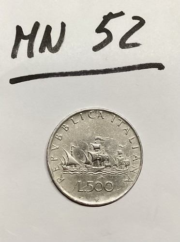 Moneta repubblica 500 lire - moneta,