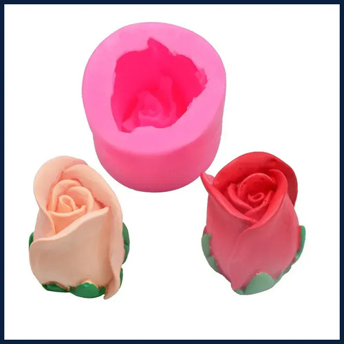 Stampo candela silicone - , fiore
