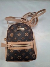 Mini zaino a tracolla marrone