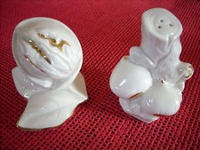 SALE E PEPE IN CERAMICA BOMBONIERA VINTAGE