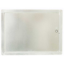 SPORTELLO PER CONTATORE ACCIAIO ZINCATO con telaio da incasso