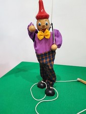 Pinocchio Marionetta Vintage Legno Stoffa