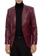 Giacca Blazer Uomo Pelle –