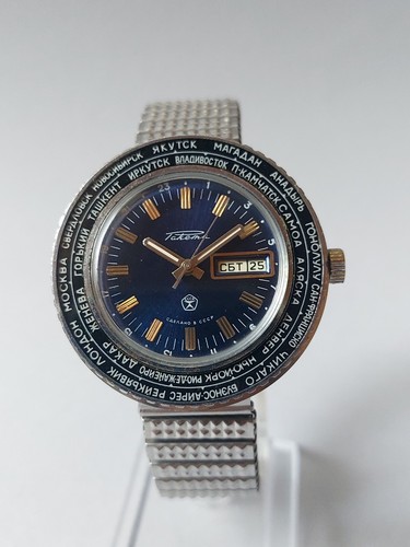 Raketa world time autentica - time",