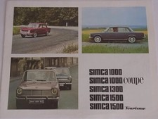 Brochure Simca 196?   Brochure