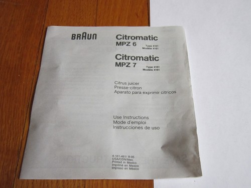 Braun citromatic mpz - citromatic,