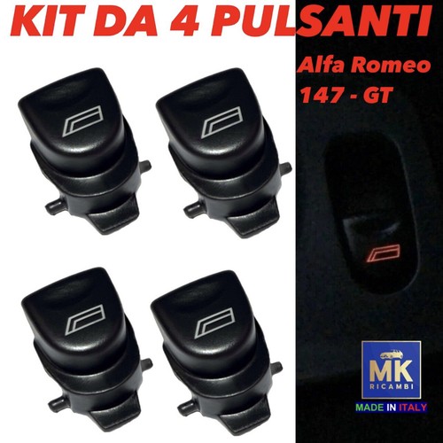Kit pulsanti alzavetro - pulsanti,