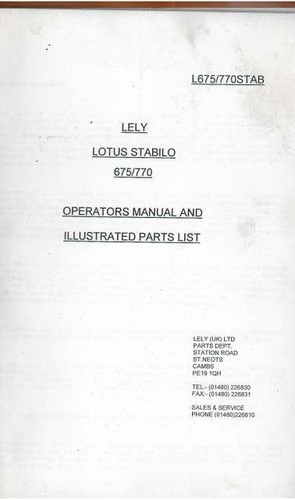 Manuale operatori ricambi - e,
