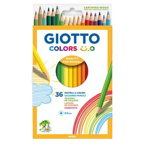 Matite colorate colors giotto - matite,