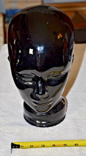 Manichino vetro nero - in,