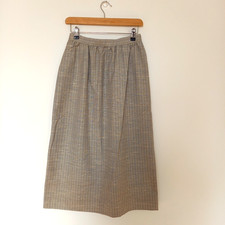 Gonna midi elegante a quadri