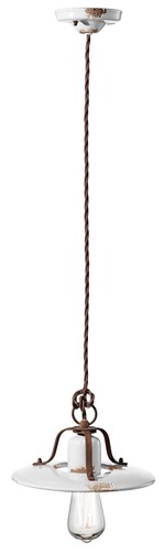 Lampada sospensione bianca - a,