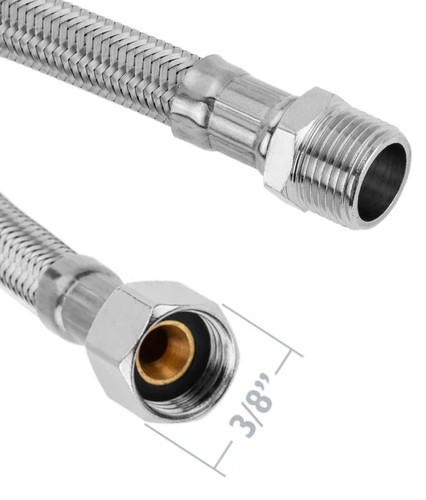 Tubo flessibile inox 100 - tubo,