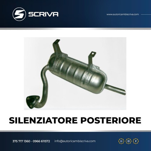 Silenziatore posteriore fiat - silenziatore,