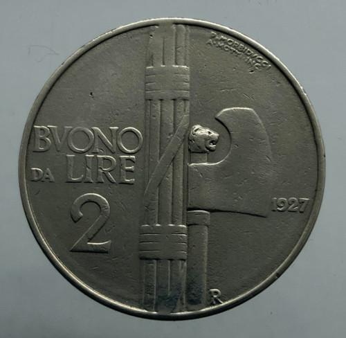 Raro buono lire 1927 - , da