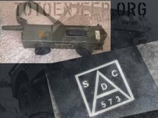 POCHOIR STENCIL MARQUAGE  poste radio bc 611 STAMP .. us ww2 jeep dodge