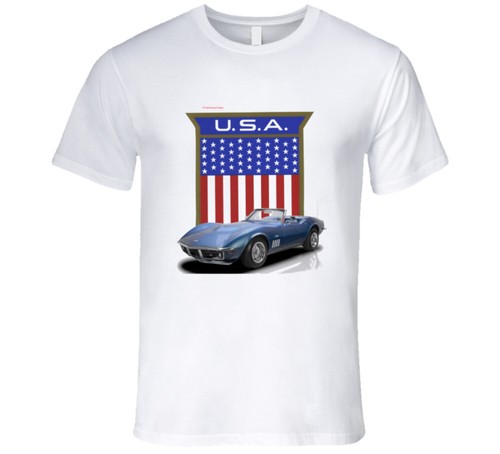 Shirt blue usa shield - c3,