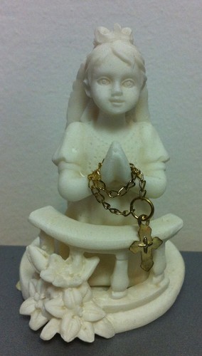 Statuina resina bambina - , prima