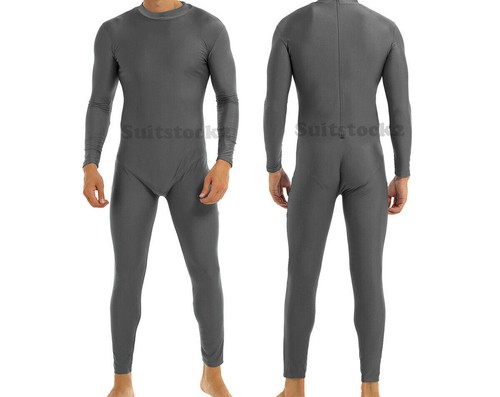 Costume zentai grigio unisex - grigio,