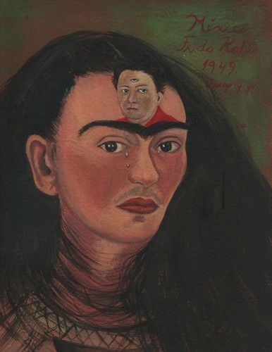 Quadro frida kahlo fatto - frida, a