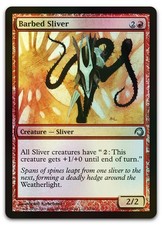 Barbed Sliver #18 (Foil) (NM)