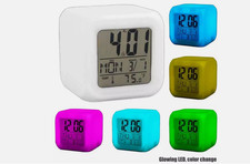 Cubo LED Orologio Con Sveglia