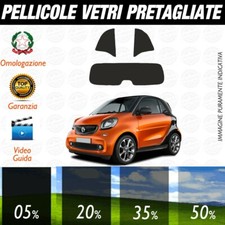 Smart ForTwo dal 2015 ad OGGI Pellicole Oscuramento Vetri Posteriori Auto Pre Ta