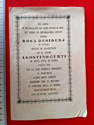 Desiderj curti sposi - r., a.