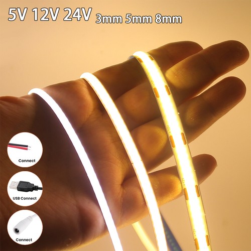 Striscia led cob 3mm 5mm - cob,