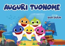 Cialda BABY SHARK Decorazione