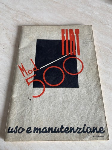 Rarissimo libretto uso - , e