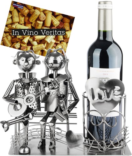 Portabottiglie vino amanti - portabottiglie, da