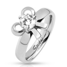 Anello Donna IN Acciaio Fiocco