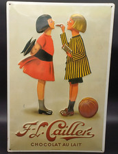 F.L. CAILLER'S TARGA / INSEGNA PUBBLICITARIA CIOCCOLATO AL LATTE CM 60X39,5