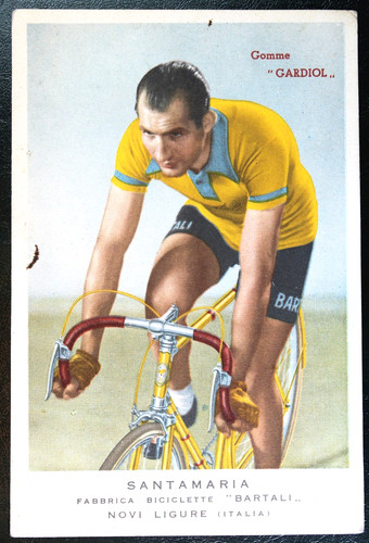 Cartolina ciclismo santamaria - cartolina,