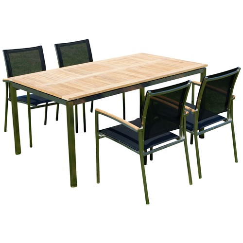 Set giardino acciaio inox - set, da
