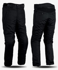 Pantaloni da moto in cordura con protezioni ginocchia e fianchi per uomo e donna