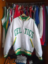 MITCHELL & NESS VINTAGE BOMBER  SATIN JACKET  NBA BOSTON CELTICS BILL RUSSELL