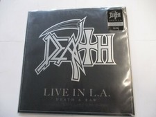 DEATH - LIVE IN L.A. DEATH & RAW - 2LP BLACK VINYL NEW UNPLAYED 2019
