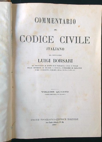 Commentario del codice civile - commentario,